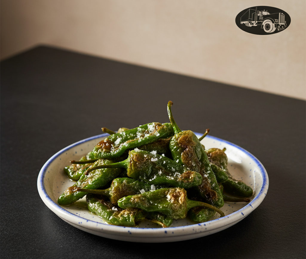 Tapas de pimientos del padrón