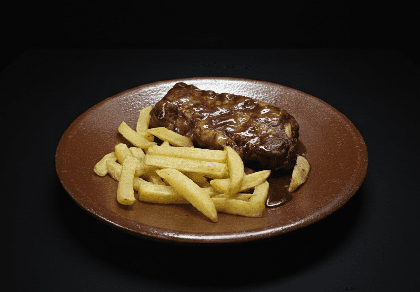 Costillar a baja temperatura en salsa barbacoa