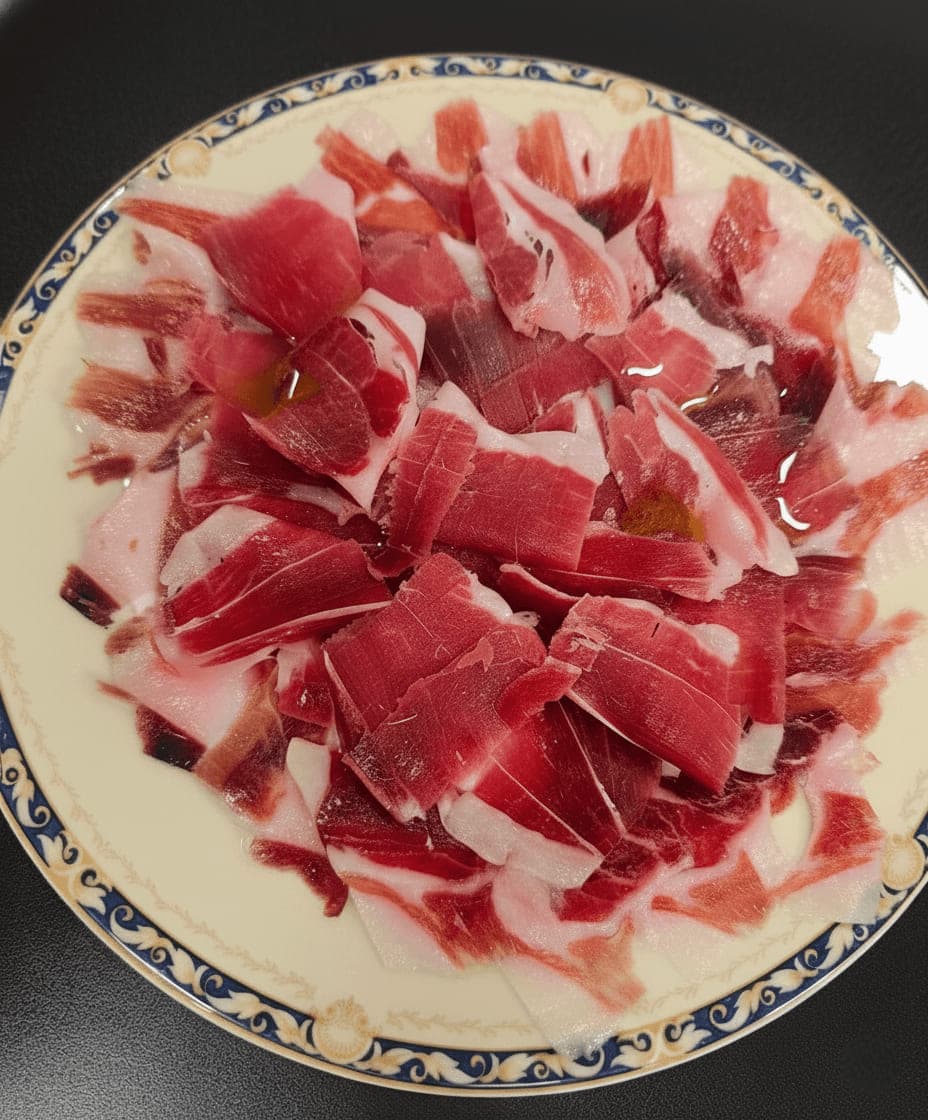 Iberian ham platter
