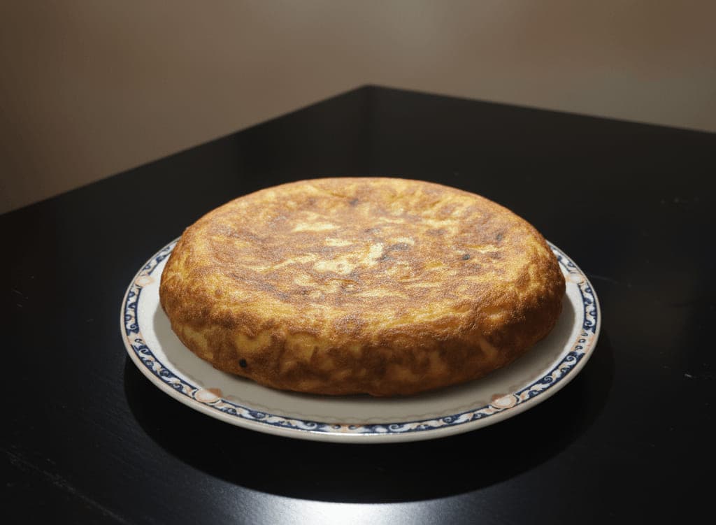 Spanish potato omelette