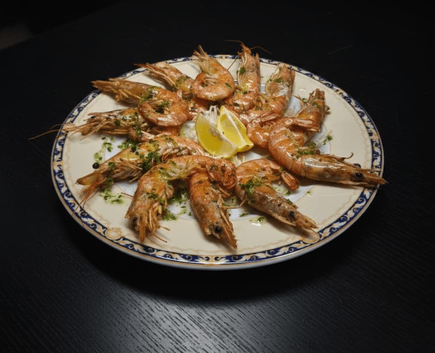 Grilled Prawns with Garlic and Parsley