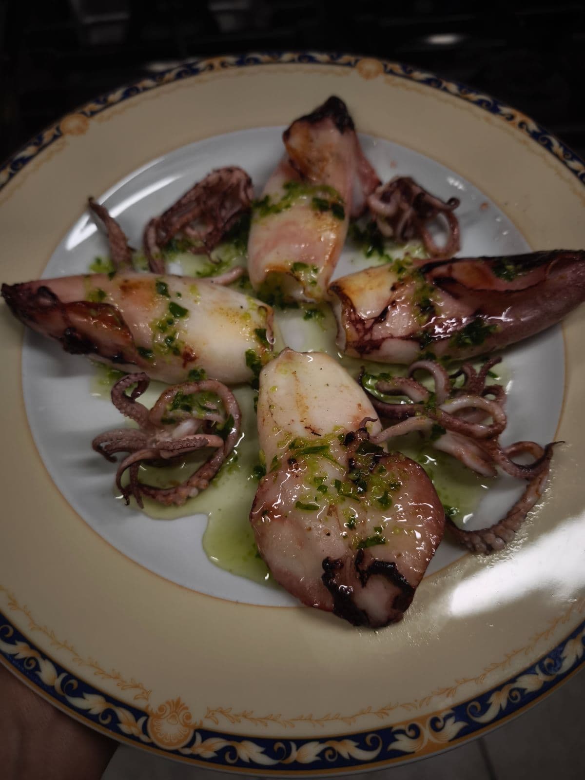 CALAMARES A LA PLANCHA  